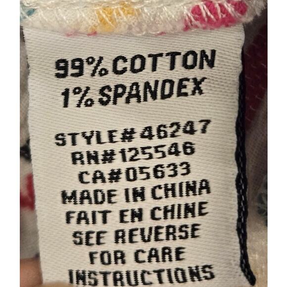 Habitat Fiesta Weave Tunic Top White Multicolor Relaxed Fit Cotton Womens Medium - Picture 11 of 11